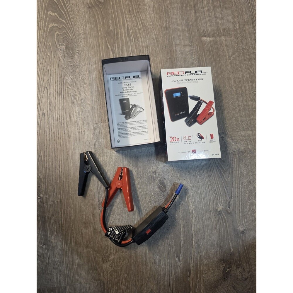 Schumacher SL65 Red Fuel Safe Smart Cables Only No Pack.